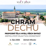 Chrám dechu – jedinečný zážitek míří z Prahy na Zámek Mikulov